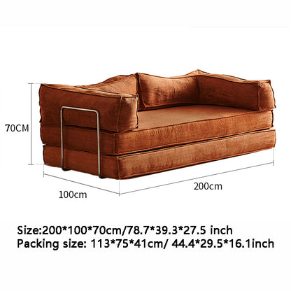 Mid Century Modern Sofa Bed | Compressed Sofa | Muzhan Furniture