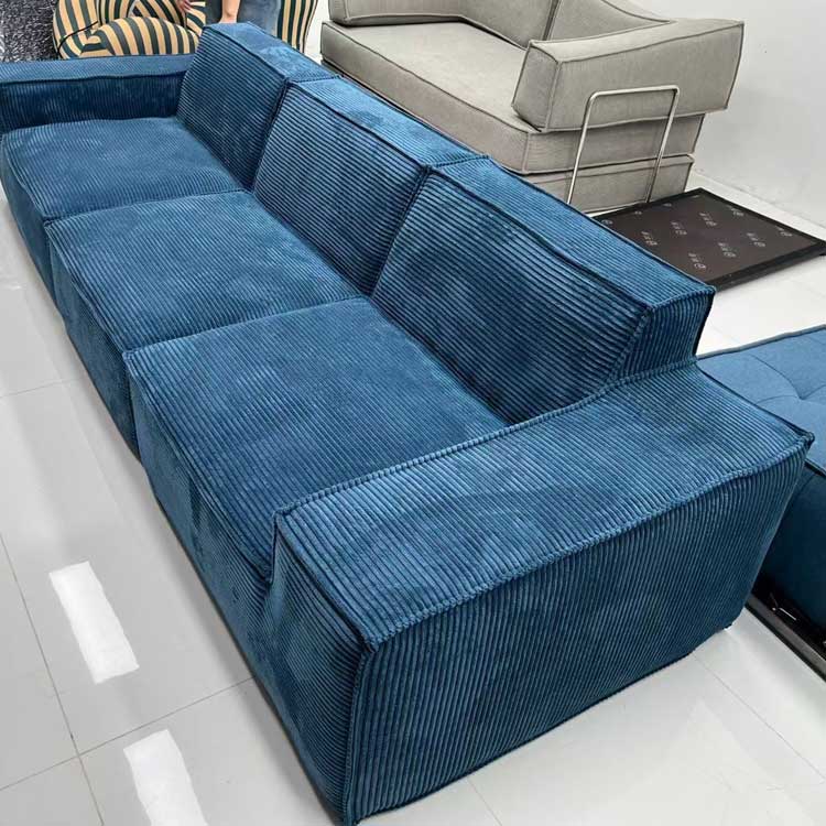 Modular 3 Piece Fabric Sectional Sofas | Compressed Sofa | Muzhan Furniture