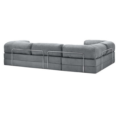 Bed Settee Modular L Shape Sofa Bed | Compressed Sofa | Muzhan Furniture