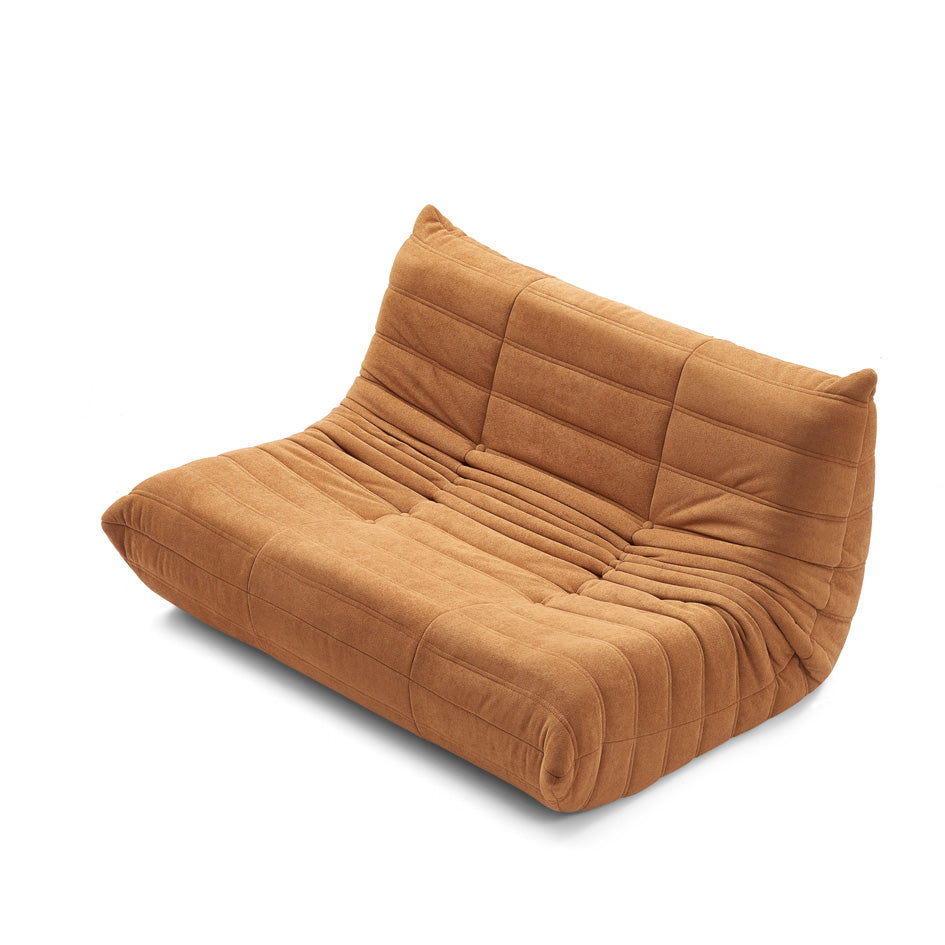 Togo Two Seater Armless Loveseat Floor Chair | Compressed Sofa | Muzhan Furniture