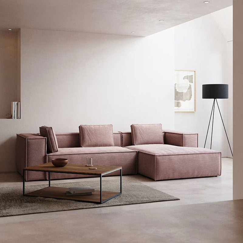 Modular Corner Sectional With Chaise Lounge Sofa | Compressed Sofa | Muzhan Furniture