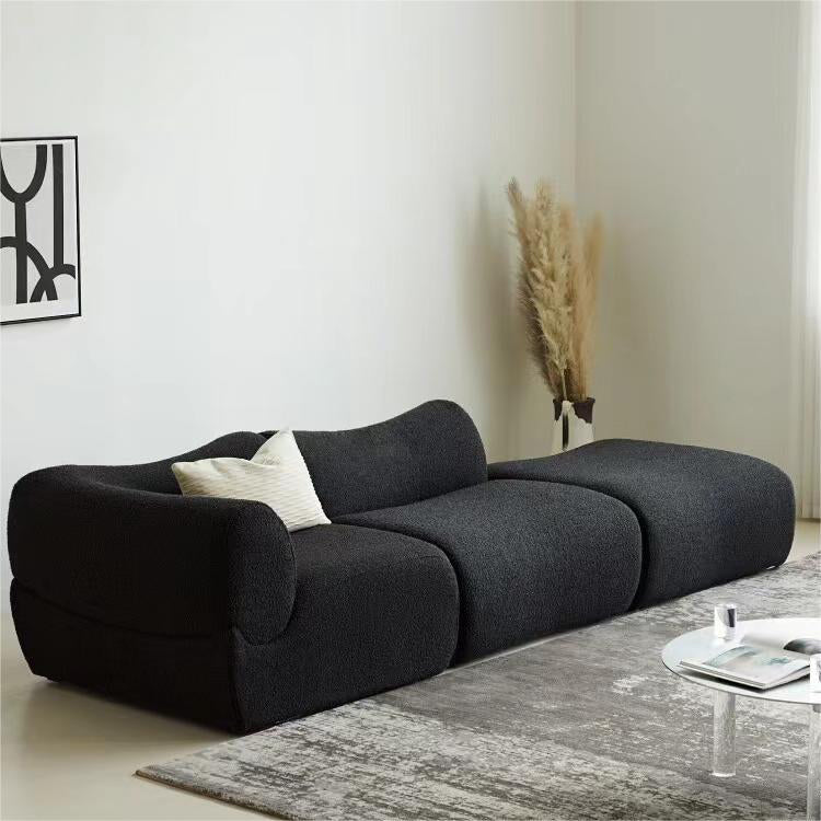 Two Seater Sofa Loveseat With Ottoman | Compressed Sofa | Muzhan Furniture