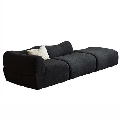 Two Seater Sofa Loveseat With Ottoman | Compressed Sofa | Muzhan Furniture