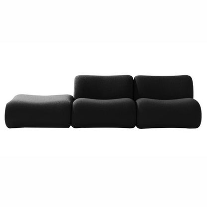 Two Seater Sofa Loveseat With Ottoman | Compressed Sofa | Muzhan Furniture